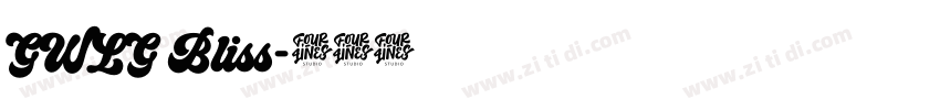 GWLG Bliss字体转换